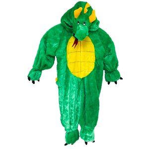 VTG Dinosaur Halloween Hoodie Dress Up Costume 12-18 MO Chrisha Playful Playtime
